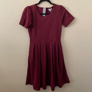 LuLURoe maroon dress
